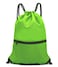 HOLYLUCK Drawstring Backpack Bag Sport Gym Sackpack green