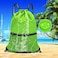 HOLYLUCK Drawstring Backpack Bag Sport Gym Sackpack green