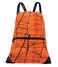 HOLYLUCK Drawstring Backpack Bag Sport Gym Sackpack metallicorange