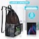 Mildbeer Large Drawstring Backpack for Men Women Athletic Gym Sports Workout Beach Swimming Commuting Travel