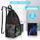Mildbeer Large Drawstring Backpack for Men Women Athletic Gym Sports Workout Beach Swimming Commuting Travel