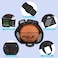 Mildbeer Large Drawstring Backpack for Men Women Athletic Gym Sports Workout Beach Swimming Commuting Travel