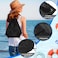 PLULON 2Pcs Drawstring Bags Bulk Black Drawstring Backpack String Backpack Cinch Sack Sport Gym Backpack Bags for Yoga Traveling Outdoor Sports