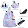 Ryushoyo Drawstring Backpack Gym String Bag Drawstring Sackpack Sport Cinch Bag For Womens Girls Mens Stars Black