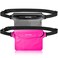 ECHTPower 2Pack Waterproof Pouch Bag Waterproof Fanny Pack Waterproof Dry Bag with Adjustable Waist Strap for Beach Swimming Kayaking Floating Boating