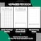 CADDENT GOLF Yardage Book Golf Journal Log Book with Golf Club Yardage Chart Golf Notebook Back Pocket Golf Log Book Pocket Size The Essential Tool for Serious Golfers 4 Pack