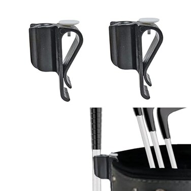 CaoXiong 2 Pack Golf Putter Clip Golf Bag Clip on Putter Clamp Holder Golf Putter Clips Organizer Ball Marker for Golf Accessories