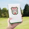 CRAFTSMAN GOLF Craftsman Golf Bushwood Golf Shield White Leather Golf Scorecard Yardage Book Holder Cover Also can Customize Your Name Version Normal One