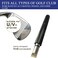 Gzingen Golf Tool Set Golf Club Groove Sharpener and Retractable Golf Club Brush ReGrooving Tool and Cleaner for Wedges Irons for Golfers Practical Sharp and Clean Kits Black Sharpener
