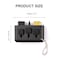 Qidie 3 Pcs Pocket Golf Club Brush Groove Cleaner