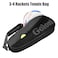 Goloni Tennis Bag 34 Racquets with Front Extral Pocket for Other EssentialsTennis Rackets Bag with Removable Shoulder StrapGrey