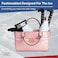 CRS Cross Rink Side Tote Ice Skating Accessory BagFigure Skating Roller Inline Skaters Dance CheerOrganizes Guards Water Bottle Phone Rink Side Tote Shimmer Pink