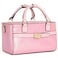 CRS Cross Rink Side Tote Ice Skating Accessory BagFigure Skating Roller Inline Skaters Dance CheerOrganizes Guards Water Bottle Phone Rink Side Tote Shimmer Pink