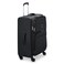 DELSEY PARIS Sky Max 20 Softside Expandable Luggage with Spinner Wheels Black 2Piece Set 2124