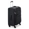 DELSEY PARIS Sky Max 20 Softside Expandable Luggage with Spinner Wheels Black 2Piece Set 2124