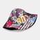 Quanhaigou Reversible Printed Bucket HatSummer Beach Outdoor Cap Back to 80S