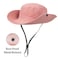 XuoAz Womens Summer Sun Hat Beach Hat Wide Brim Outdoor UV Protection Hat Packable Mesh Bucket Hat with Ponytail Hole