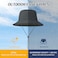 Durio Waterproof Bucket Hats for Woman UPF 50 Sun Hat UV Protection Packable Rain Hats for Women Lightweight Hiking Hat Gray One Size