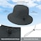 Durio Waterproof Bucket Hats for Woman UPF 50 Sun Hat UV Protection Packable Rain Hats for Women Lightweight Hiking Hat Gray One Size
