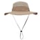 Home Prefer Mens Sun Hat UPF 50 Wide Brim Bucket Hat Windproof Fishing Hats Milk Khaki