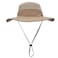 Home Prefer Mens Sun Hat UPF 50 Wide Brim Bucket Hat Windproof Fishing Hats Milk Khaki
