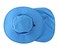 Home Prefer Outdoor UPF50 Mesh Sun Hat Wide Brim Fishing Hat with Neck Flap Blue