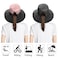 29 IYEBRAO IYEBRAO 2 Pack Womens Ponytail Sun Hat UV Protection Bucket Hats Foldable Wide Brim Summer Boonie Beach Cap Fishing HikingPink Grey