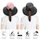 29 IYEBRAO IYEBRAO 2 Pack Womens Ponytail Sun Hat UV Protection Bucket Hats Foldable Wide Brim Summer Boonie Beach Cap Fishing HikingPink Grey