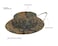 Rothco Digital Camo Boonie Hat Ultimate Sun Defense for Outdoor Adventures Desert Digital Camo 7 12