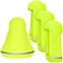 Sintege 4 Pieces Sun Shade Hat Neck Sun Shade Hat Cooling Skull CapFluorescent Yellow
