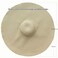 Tinkeep Oversized Beach Straw Hats for Women for Women Extra Large Wide Brim Beach Hat Foldable Roll up Floppy Sun Hat Beige