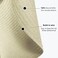 Tinkeep Oversized Beach Straw Hats for Women for Women Extra Large Wide Brim Beach Hat Foldable Roll up Floppy Sun Hat Beige