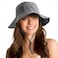 SHINCHIC WaterResistant Sun UPF 50 Bucket Hat Protection Packable Brimmed Boonie for Women Men Summer Lightweight Hiking Outdoor Cap Grey