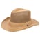 KABAKE Wide Brim Straw Panama Hat Fedora Beach Sun Hat UPF50 Unisex Fishing Hats Khaki