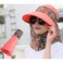 XYX Womens Multifunctional UV Sun Protection Waterproof Breathable Face Neck Flip Folding Sun Hat hatred