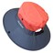 Muryobao Womens Sun Hat Outdoor UV Protection Foldable Mesh Bucket Hat Wide Brim Summer Beach Fishing Cap Orange