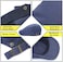 Xinveen Newsboy Hats for Men Flat Cap Cotton Adjustable Breathable Irish Cabbie Ivy Driving Hunting Hat Navy