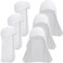 Sintege 6 Pieces Hard Hat Sun Shade Cooling Skull Cap Sun Neck Protector Quick Dry Neck Shade for Women MenWhite