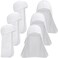 Sintege 6 Pieces Hard Hat Sun Shade Cooling Skull Cap Sun Neck Protector Quick Dry Neck Shade for Women MenWhite