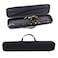 CHICIRIS AntiShock Fishing Rod Bag Shock Absoption Large Space EVA Shell Double Zipper Hard Shell Rod Holder Bag with Shoulder Strap for Fishing Tools