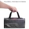 EHERDM Roll Up Fishing Lure Bag 5 Pockets Portable Hanging Tackle Bags Transparent Mesh Folding Storage Handbag for Fishhooks and Baits