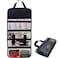 EHERDM Roll Up Fishing Lure Bag 5 Pockets Portable Hanging Tackle Bags Transparent Mesh Folding Storage Handbag for Fishhooks and Baits
