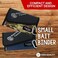 Reaction Tackle Fishing Tackle Organizer Case Soft Bait Binder Keep Soft Plastic Baits and Tackle Organized Removable Storage Pockets Small Bait Binder Camo