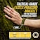 M-Tac MTac Paracord Bracelet Tactical Wristband with Fastex Survival Cord for Outdoor Hiking Survival Camping L Olive