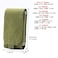 Heyqie Universal Tactical MOLLE Holster Army Mobile Phone Belt Pouch EDC Security Pack Carry Accessory Kit Waist Bag Case Compatible iPhone 13 Pro X XS Max XR 7 8 66s Plus for Samsung Galaxy S10 S9 S8