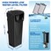 GOZILLA Turtle Tank Filter 74GPH Low Water Level Turtle Tank 35W Fish Tank Aquarium Filters for Small Tanks up to 15 Gallons Include 2 Replacement CartridgeBlack