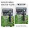 hygger Aquarium HOB Filter 105 GPH for 1020 Gallon Fish Tank Power Filter with Adjustable Water Flow Extendable Intake Tube External HangOn Back