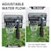 hygger Aquarium HOB Filter 105 GPH for 1020 Gallon Fish Tank Power Filter with Adjustable Water Flow Extendable Intake Tube External HangOn Back