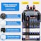 SUNWEN Aquarium External UltraQuiet Canister Filter Fish Tank Water Circulation Filter with Filter Media 171225266317397GPH