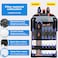 SUNWEN Aquarium External UltraQuiet Canister Filter Fish Tank Water Circulation Filter with Filter Media 171225266317397GPH